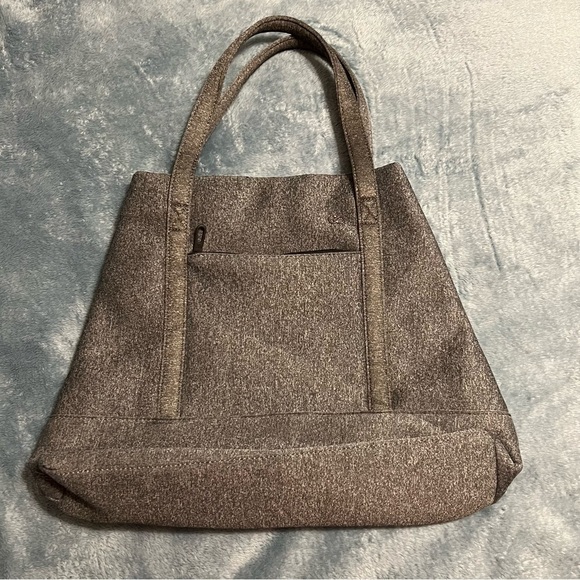 CALIA by Carrie Underwood Gray Neoprene Tote Bag – Zip Pocket, Comfy Straps, OS - Picture 1 of 13